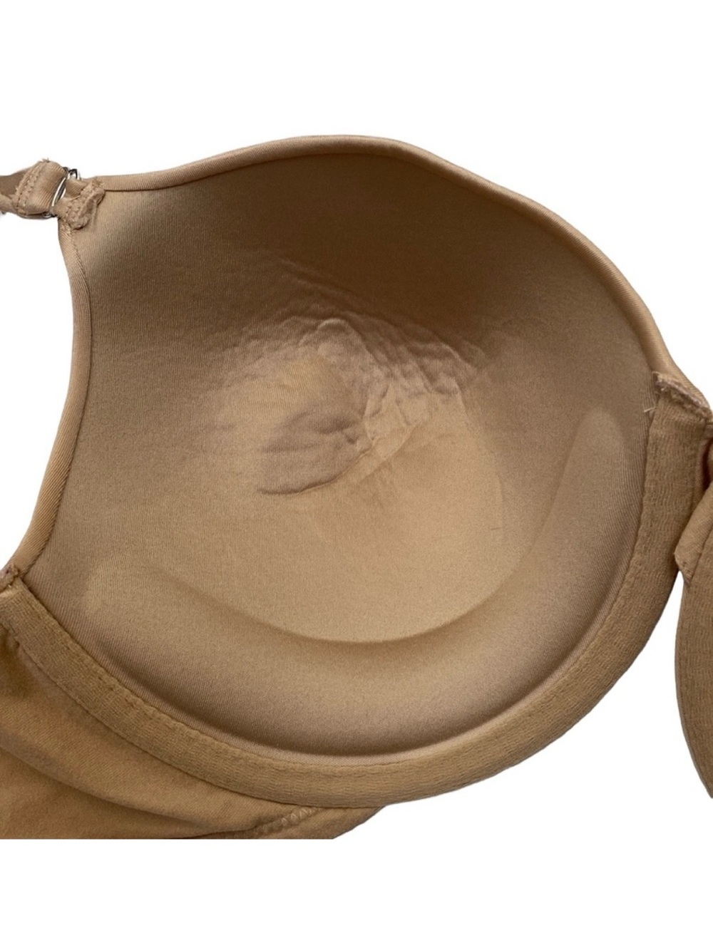 Lilyette by Maidenform 40D Nude Full Coverage Underwire T-Shirt Bra Beige Tan - Picture 7 of 11